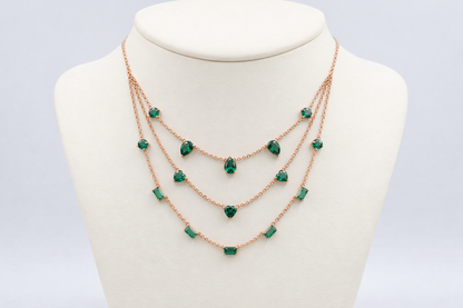 The Emerald Tiered Drape