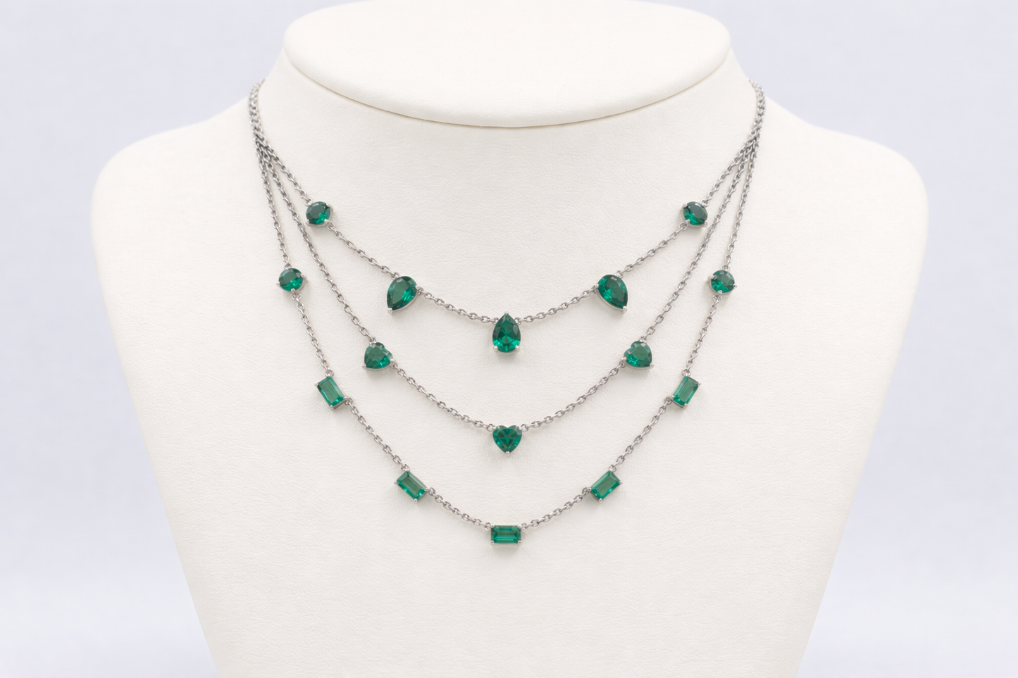 The Emerald Tiered Drape