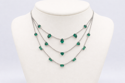 The Emerald Tiered Drape