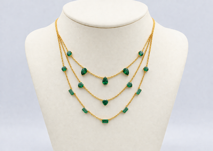 The Emerald Tiered Drape