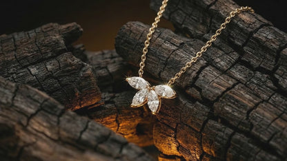 The Marquise Butterfly Pendant