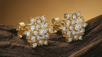 The Floral Mandala Studs