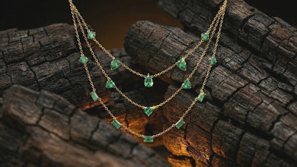 The Emerald Tiered Drape