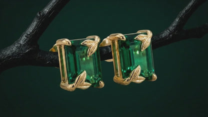 The Emerald Foliage Studs