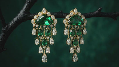 The Emerald Chandelier Tassels